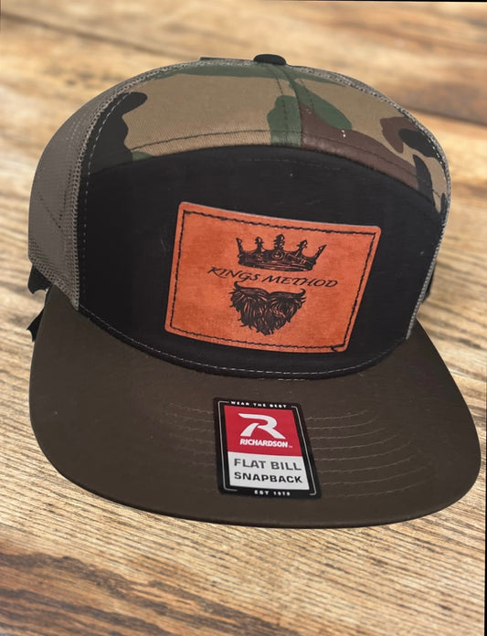 K.M. Black/Camo Hat